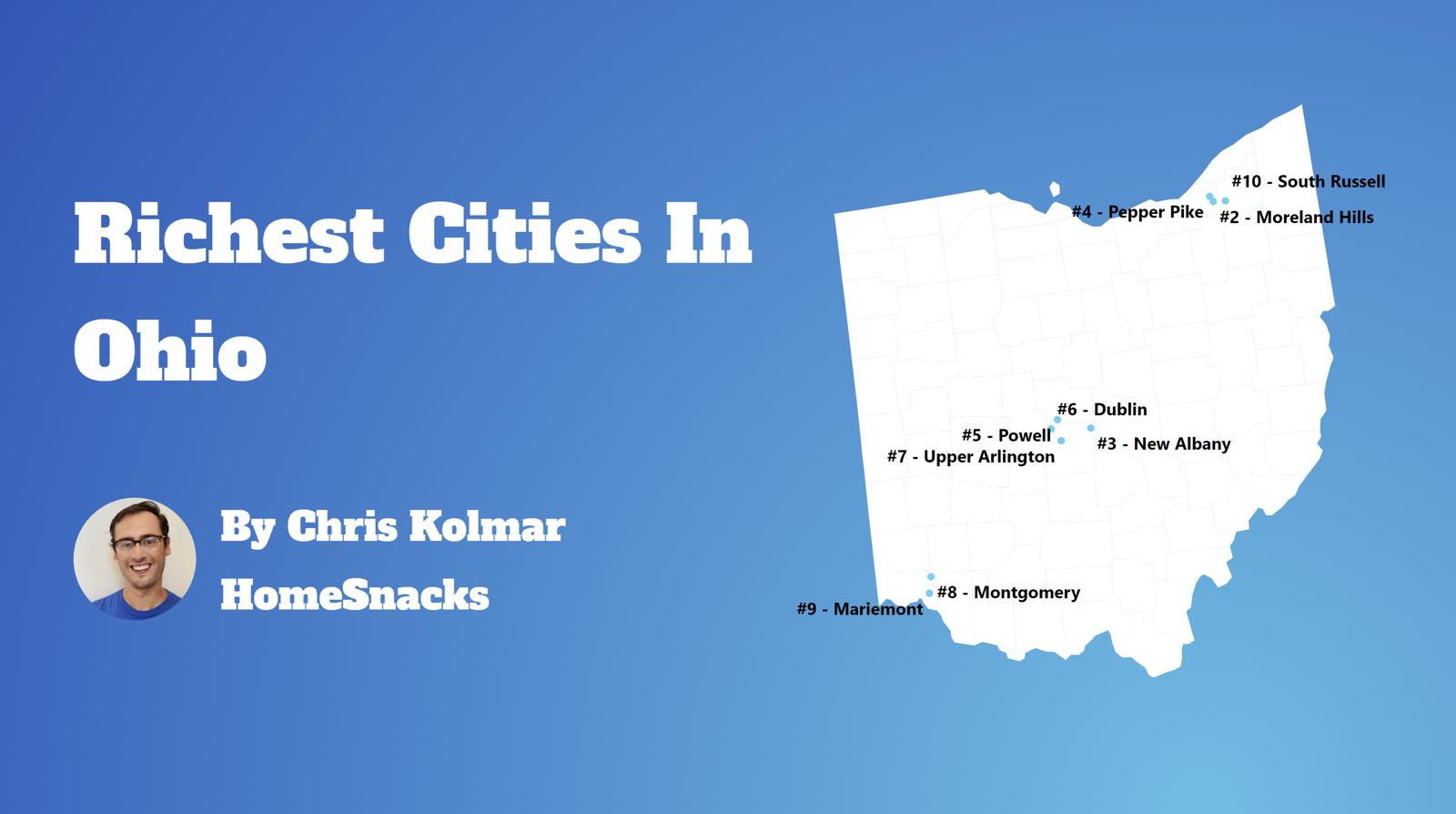 Richest Cities In Ohio Map