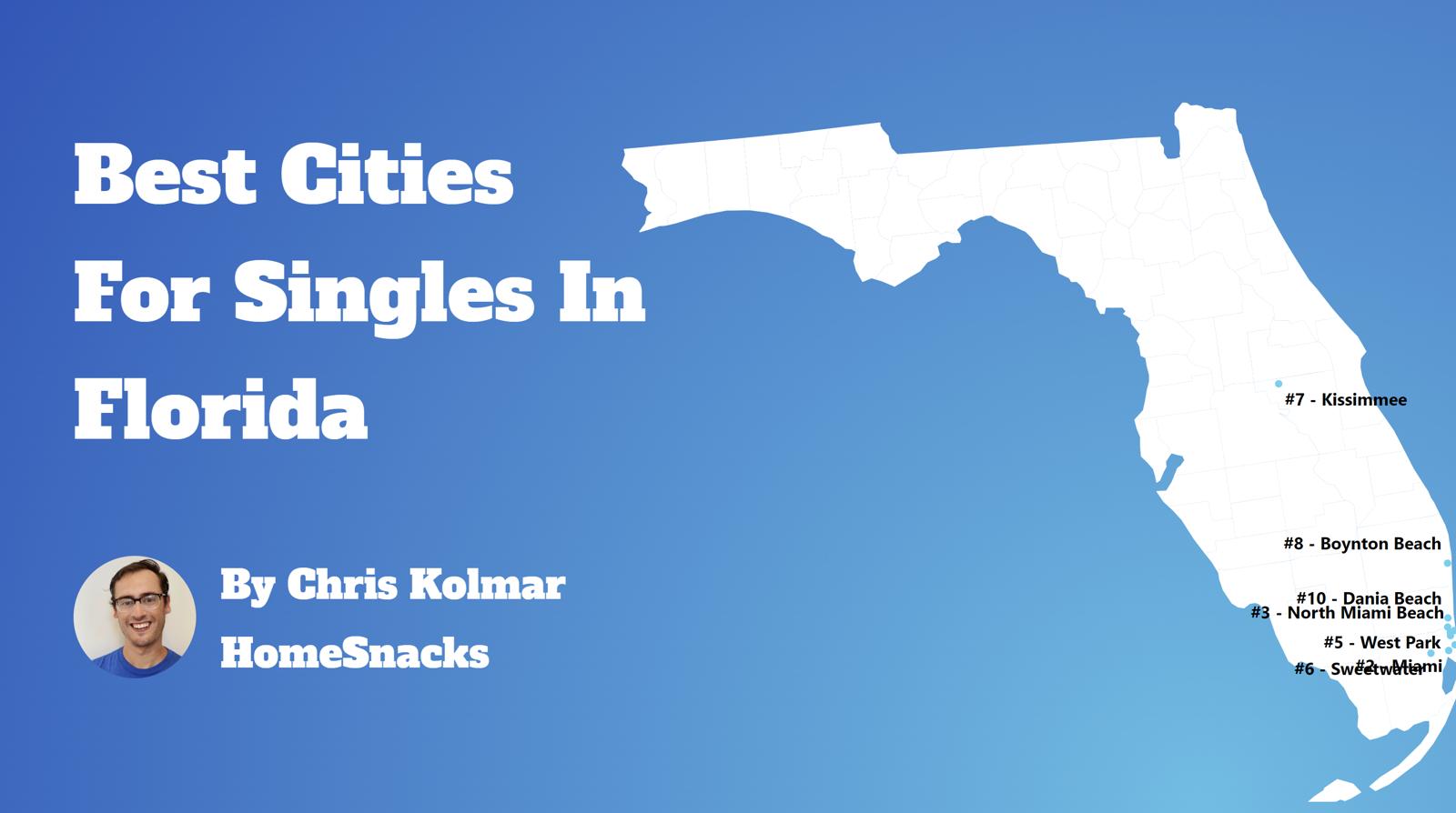 Best Cities For Singles In Florida Map