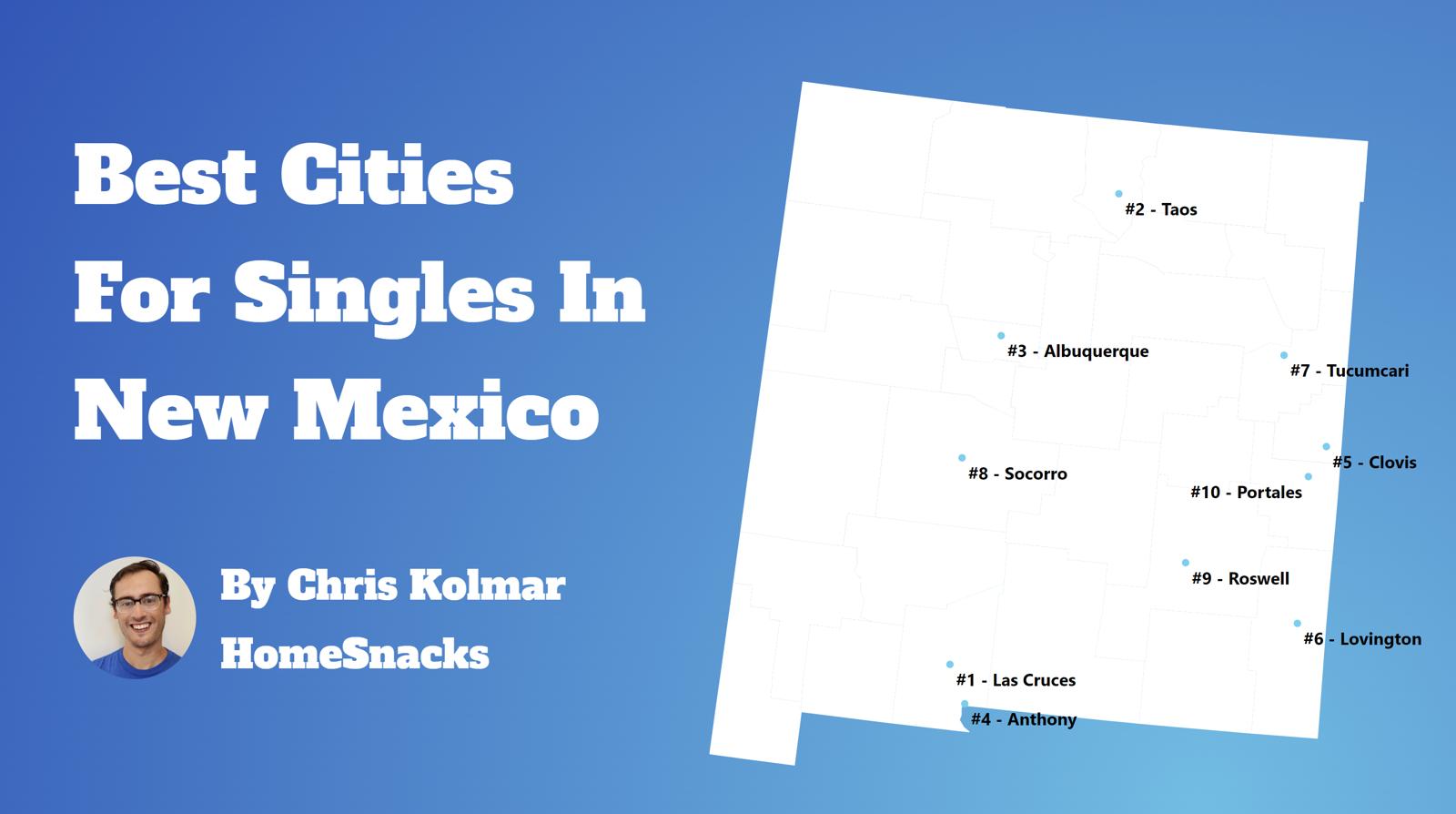 Best Cities For Singles In New Mexico Map