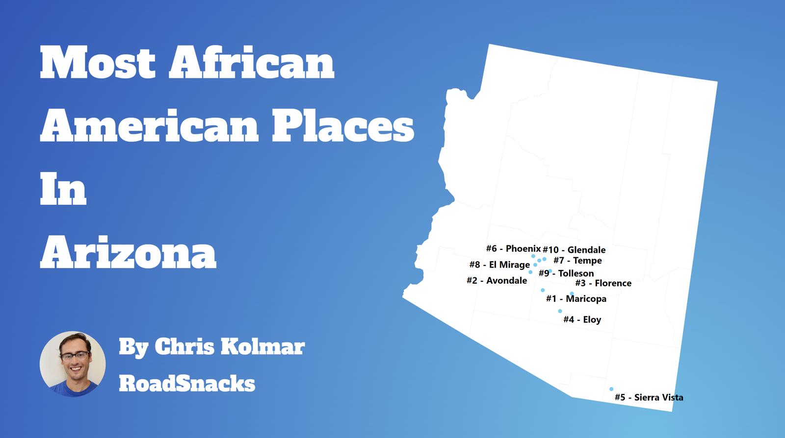 Cities With Highest Black Population In Arizona Map