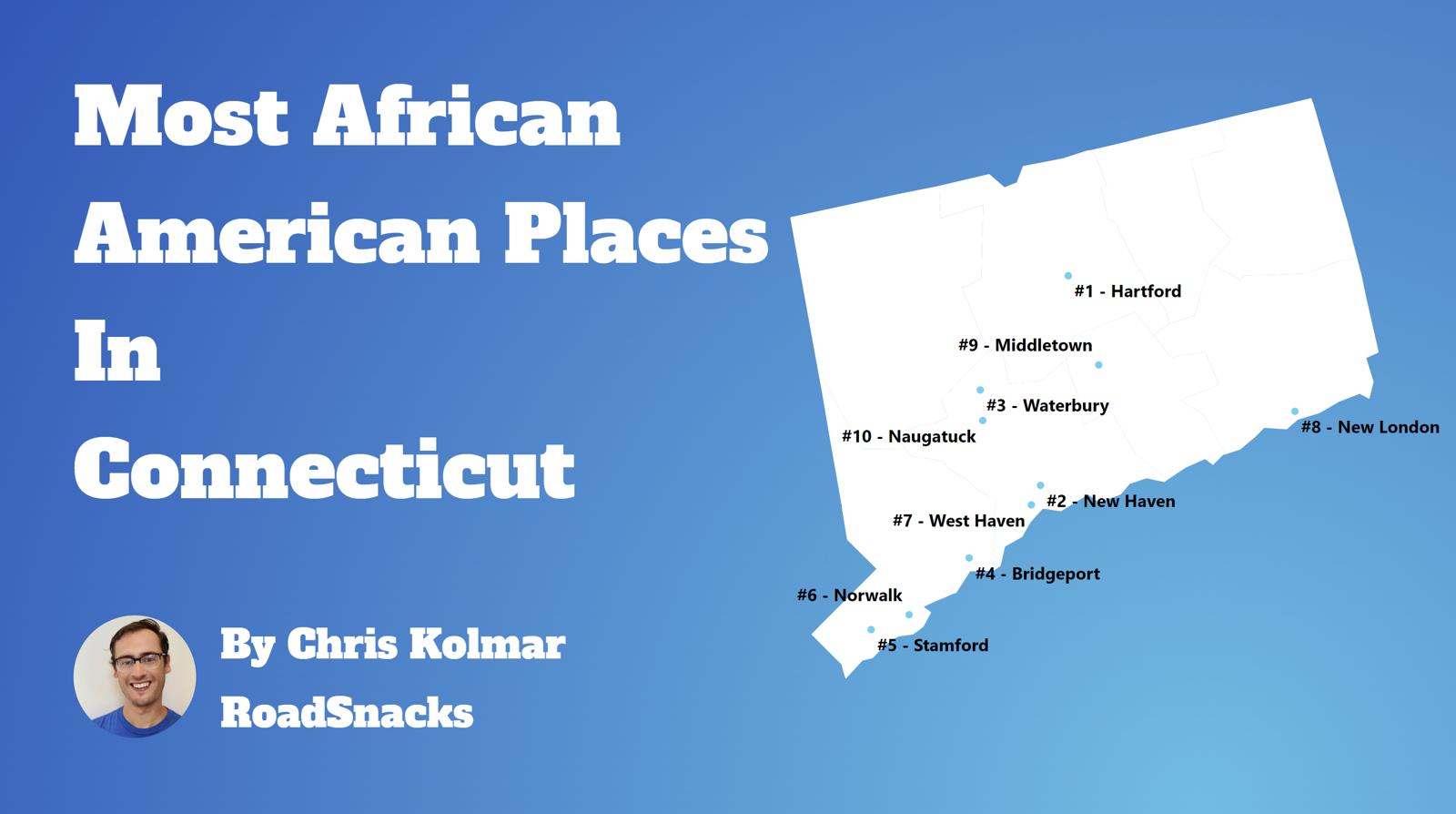 Cities With Highest Black Population In Connecticut Map