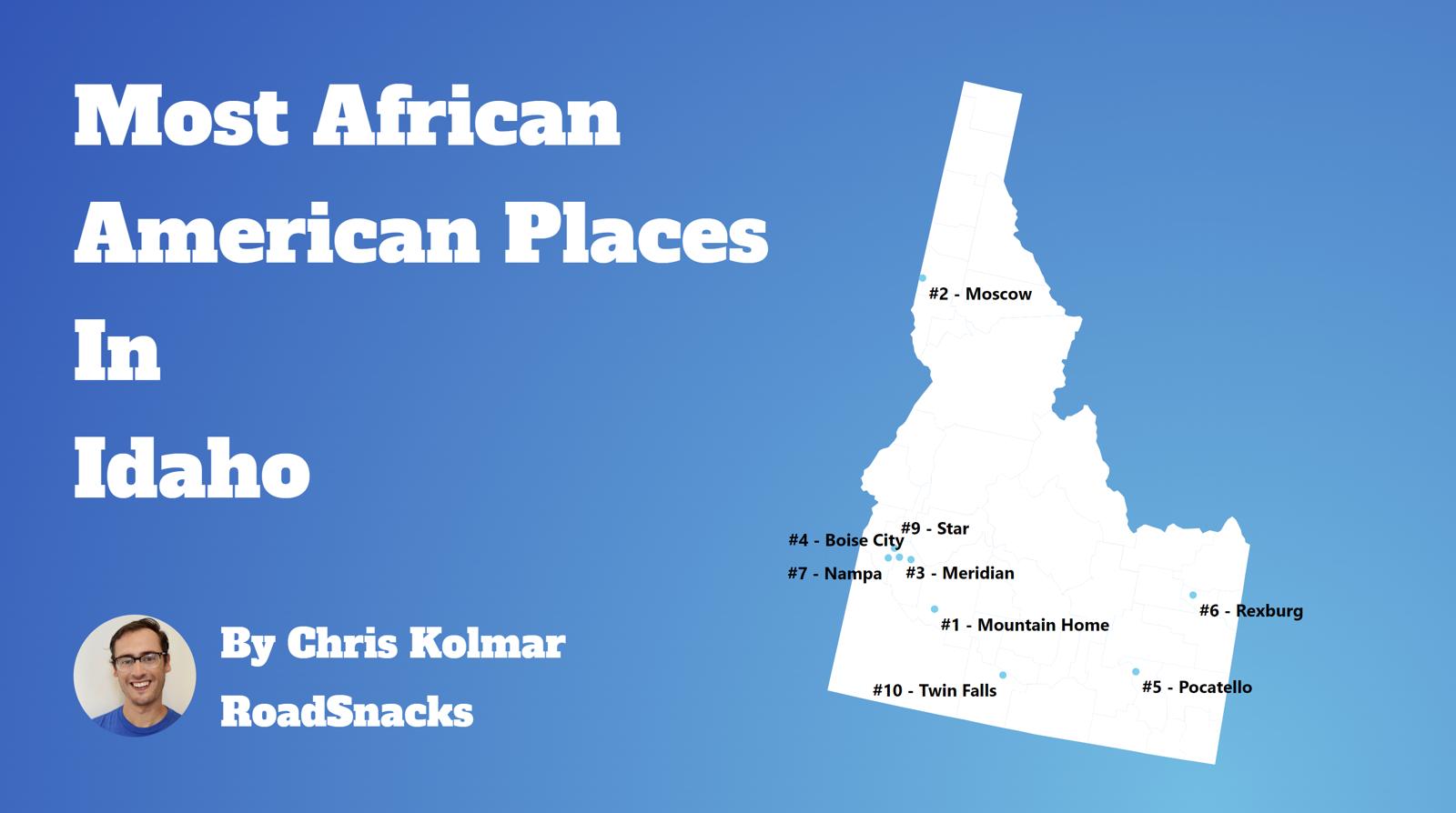 Cities With Highest Black Population In Idaho Map