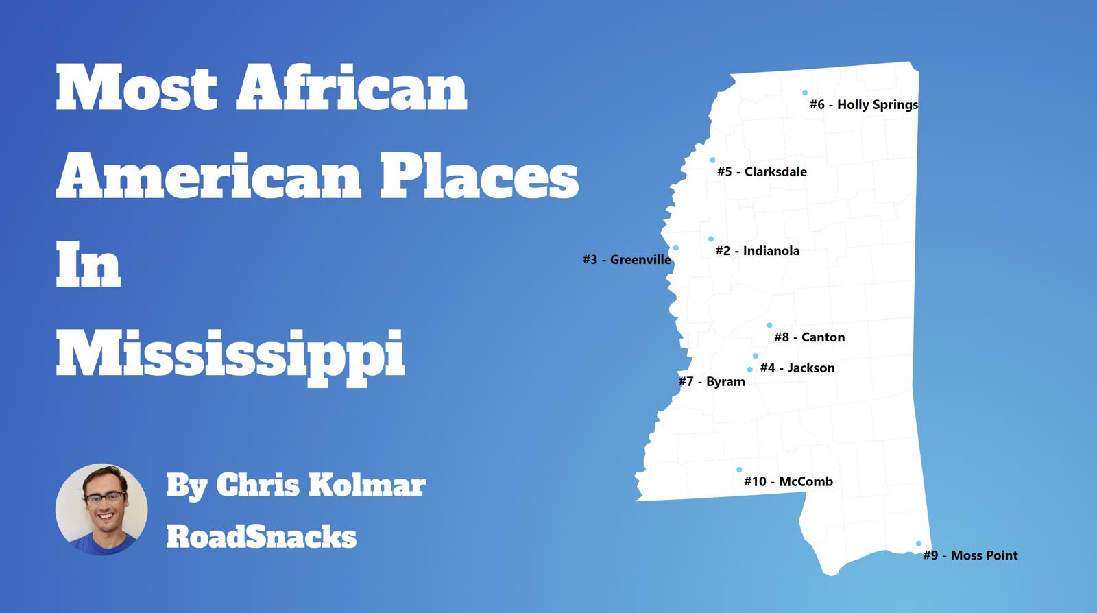 Cities With Highest Black Population In Mississippi Map