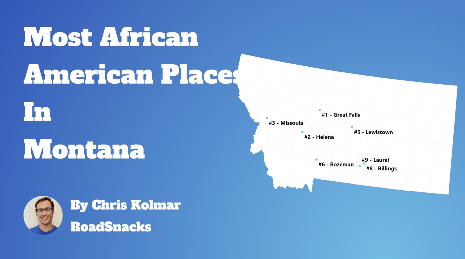 Cities With Highest Black Population In Montana Map