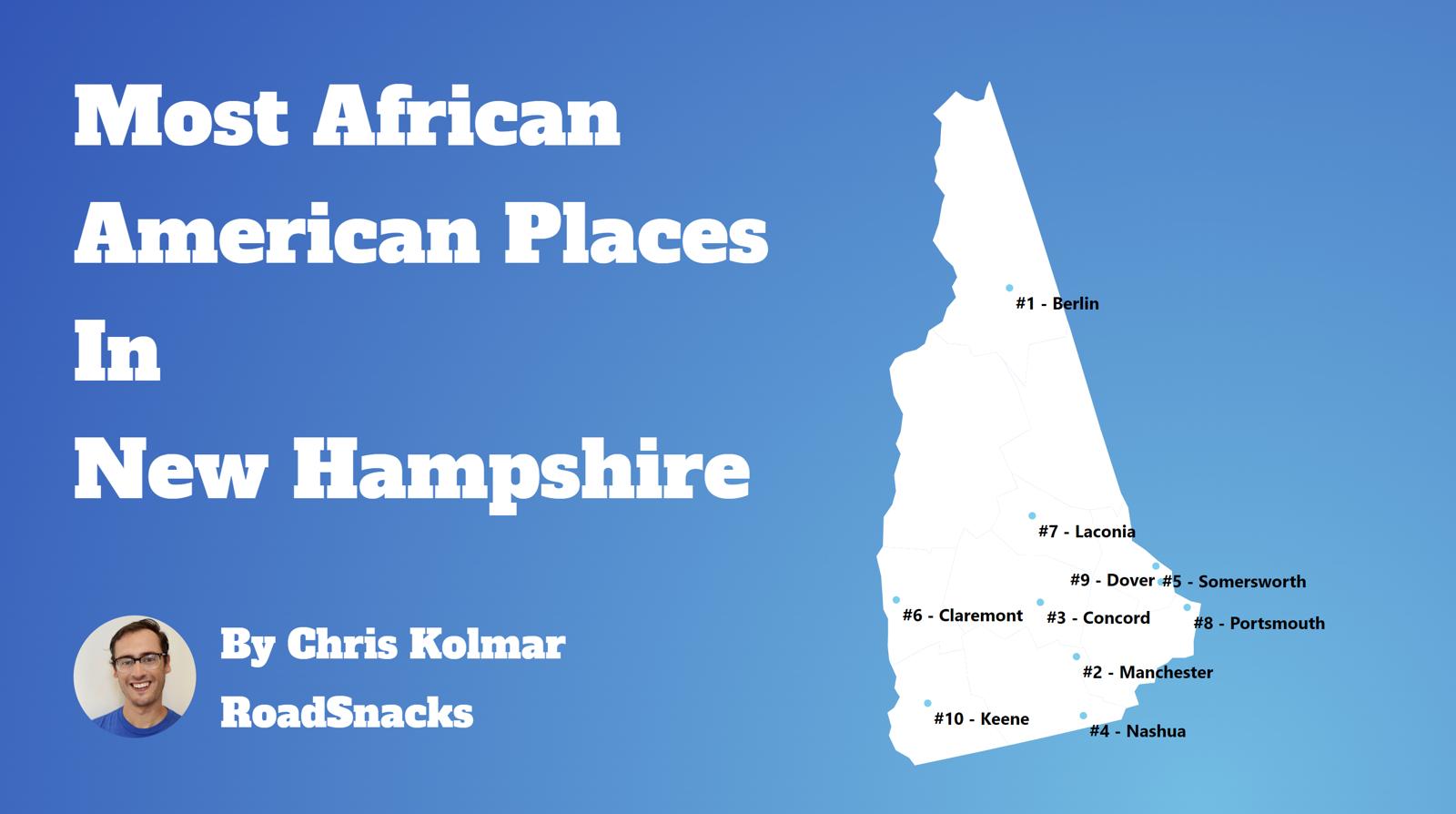 Cities With Highest Black Population In New Hampshire Map
