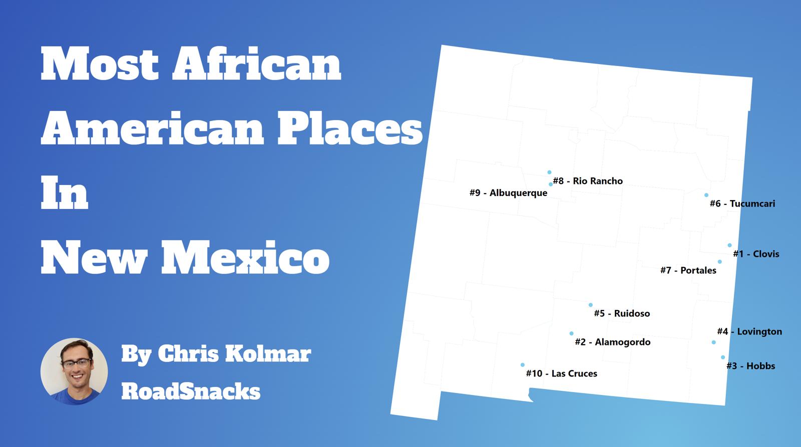 Cities With Highest Black Population In New Mexico Map