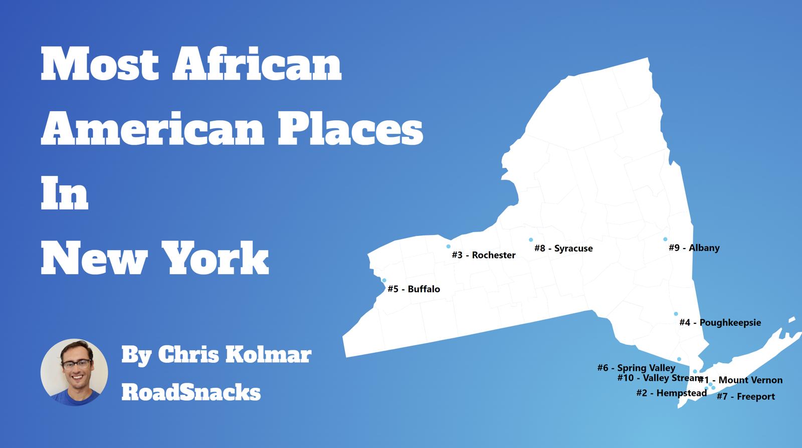 Cities With Highest Black Population In New York Map