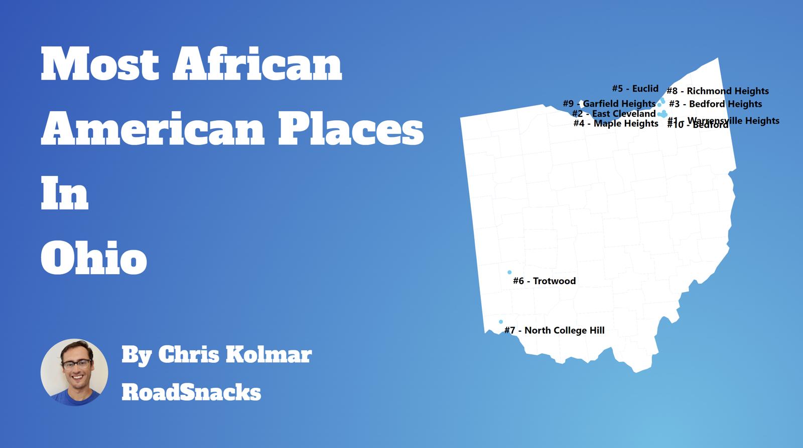 Cities With Highest Black Population In Ohio Map