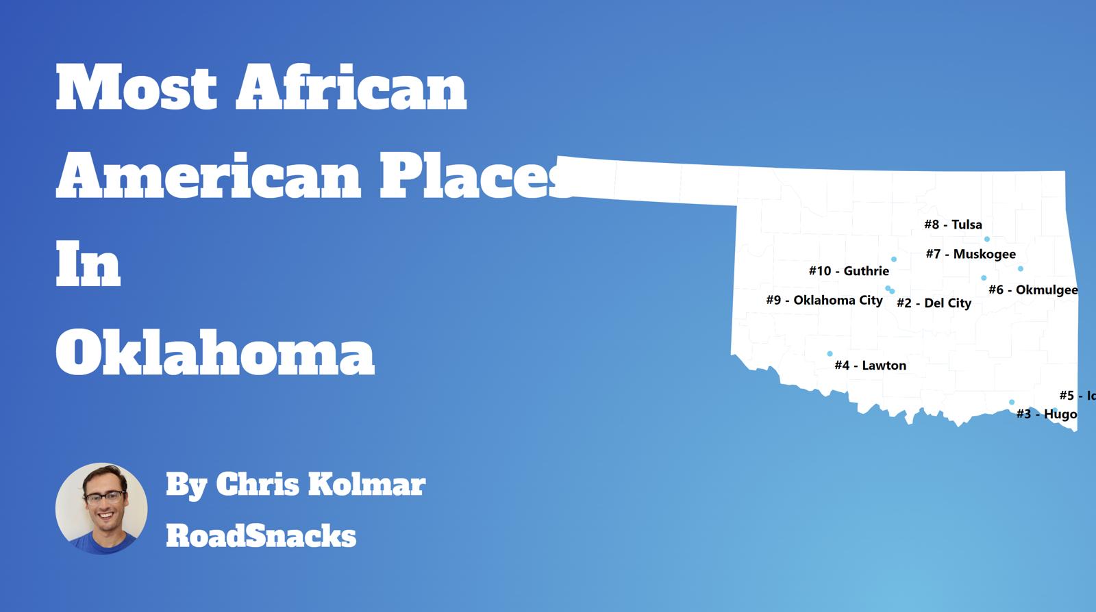 Cities With Highest Black Population In Oklahoma Map