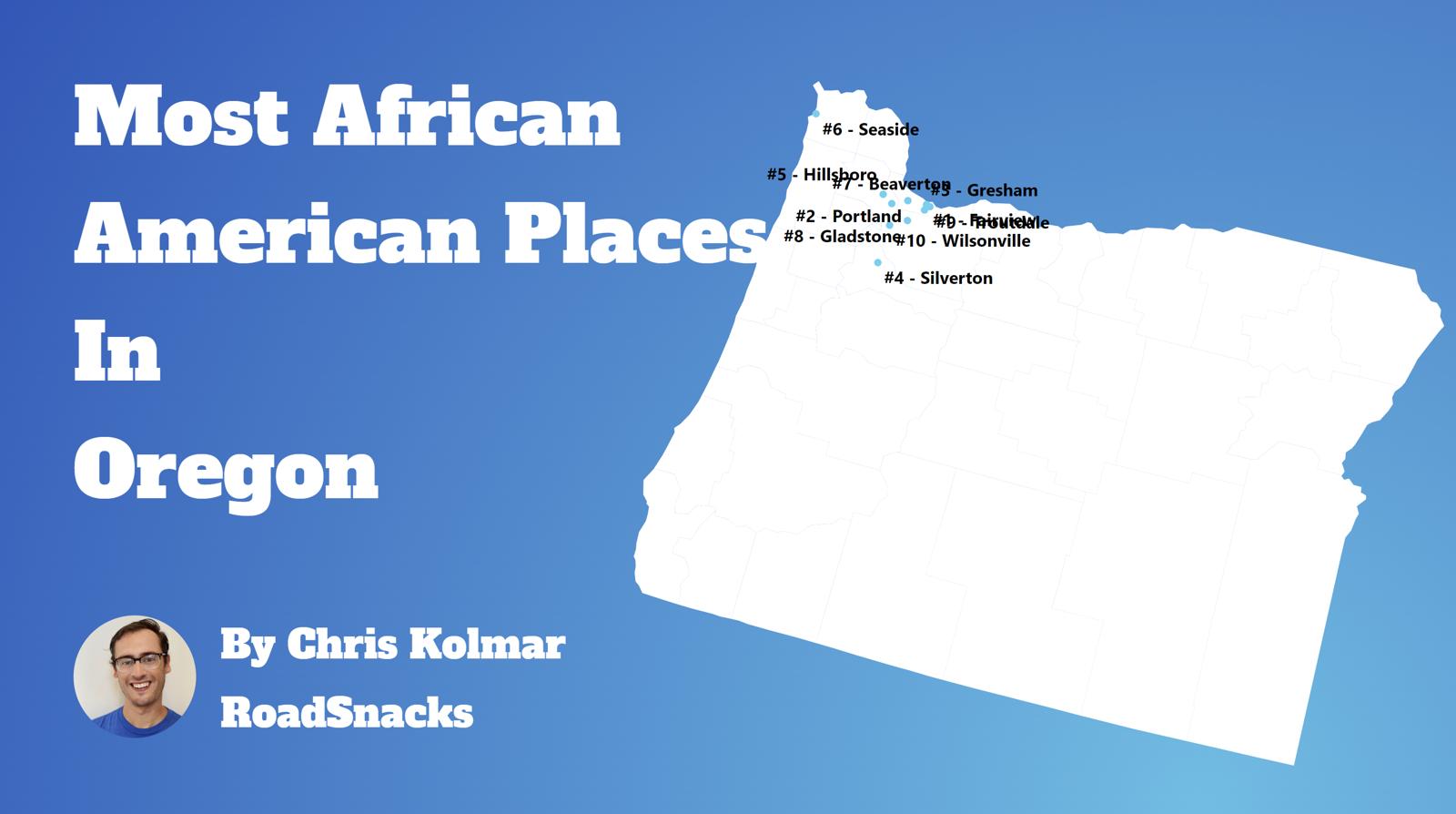 Cities With Highest Black Population In Oregon Map