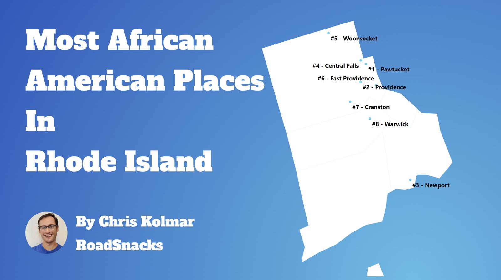 Cities With Highest Black Population In Rhode Island Map