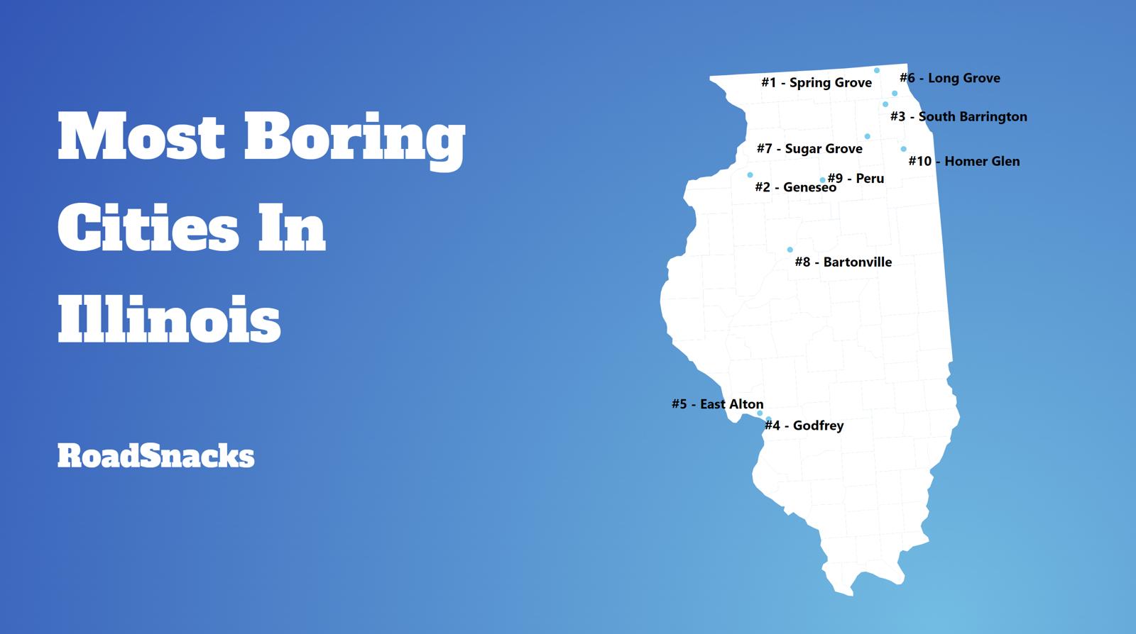 Most Boring Places In Illinois Map