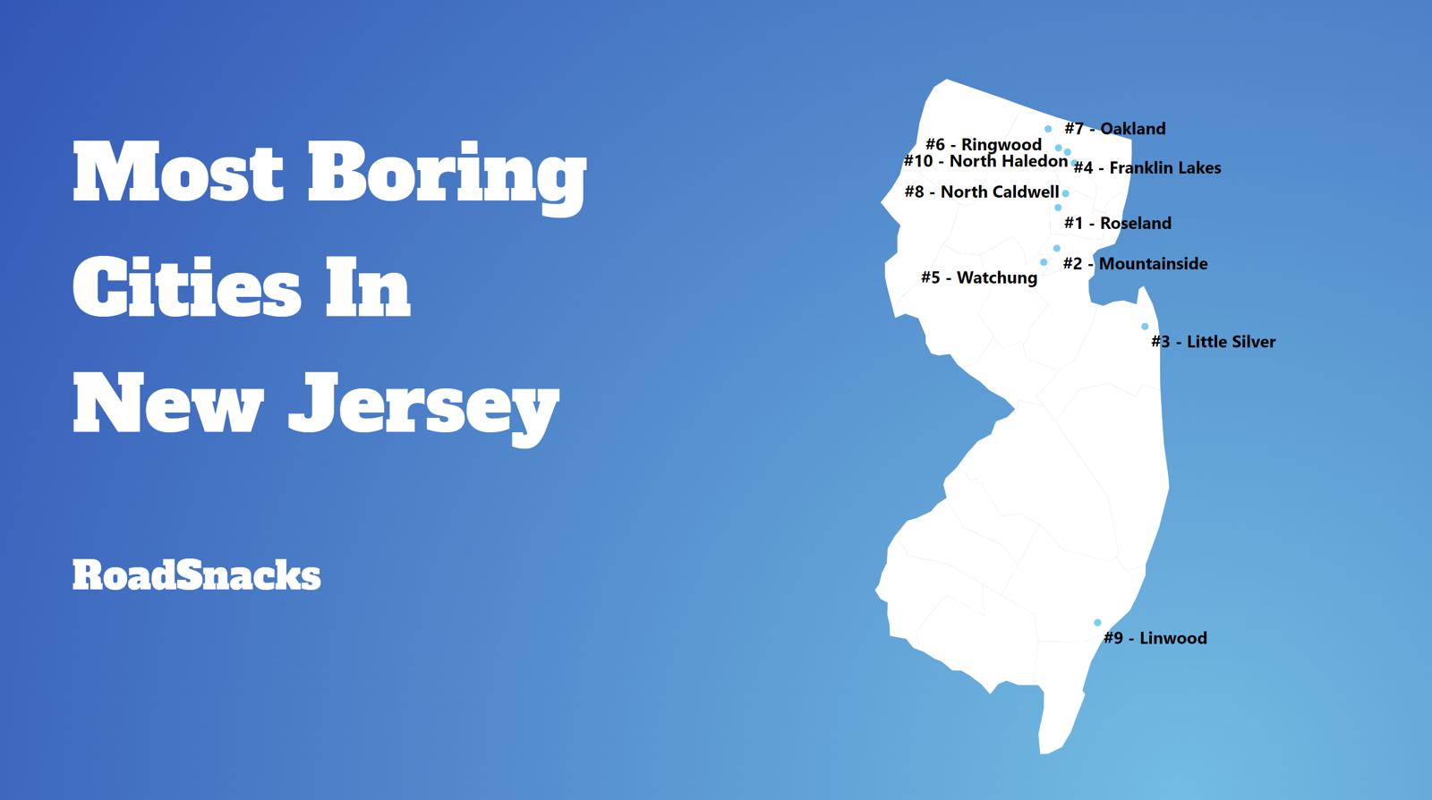 Most Boring Places In New Jersey Map