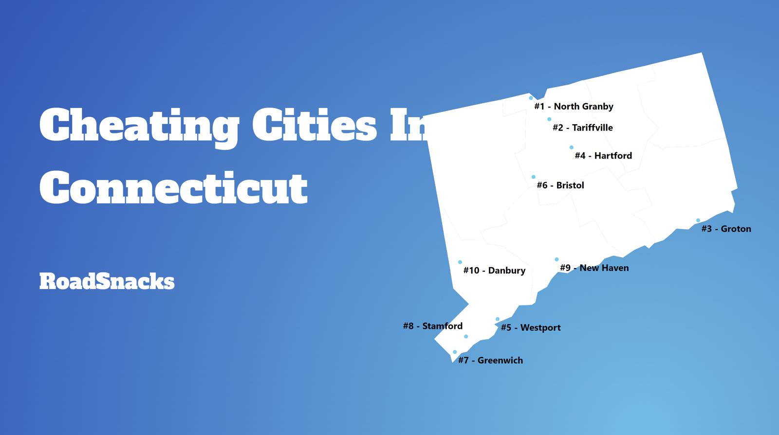Most Ashley Madison Accounts Per Capita In Connecticut Map