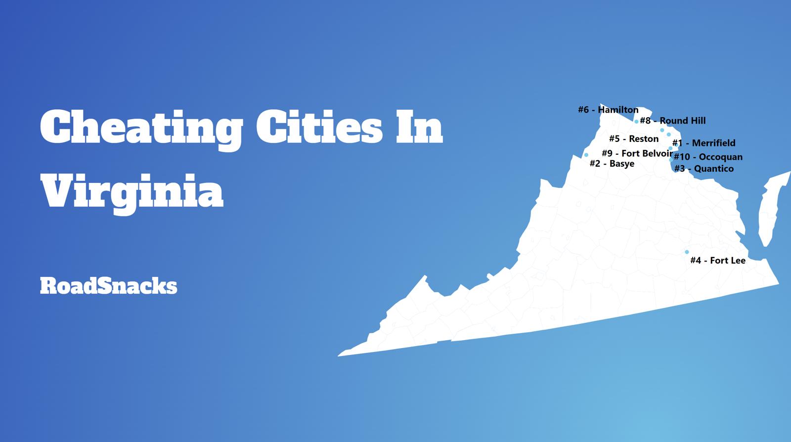Most Ashley Madison Accounts Per Capita In Virginia Map