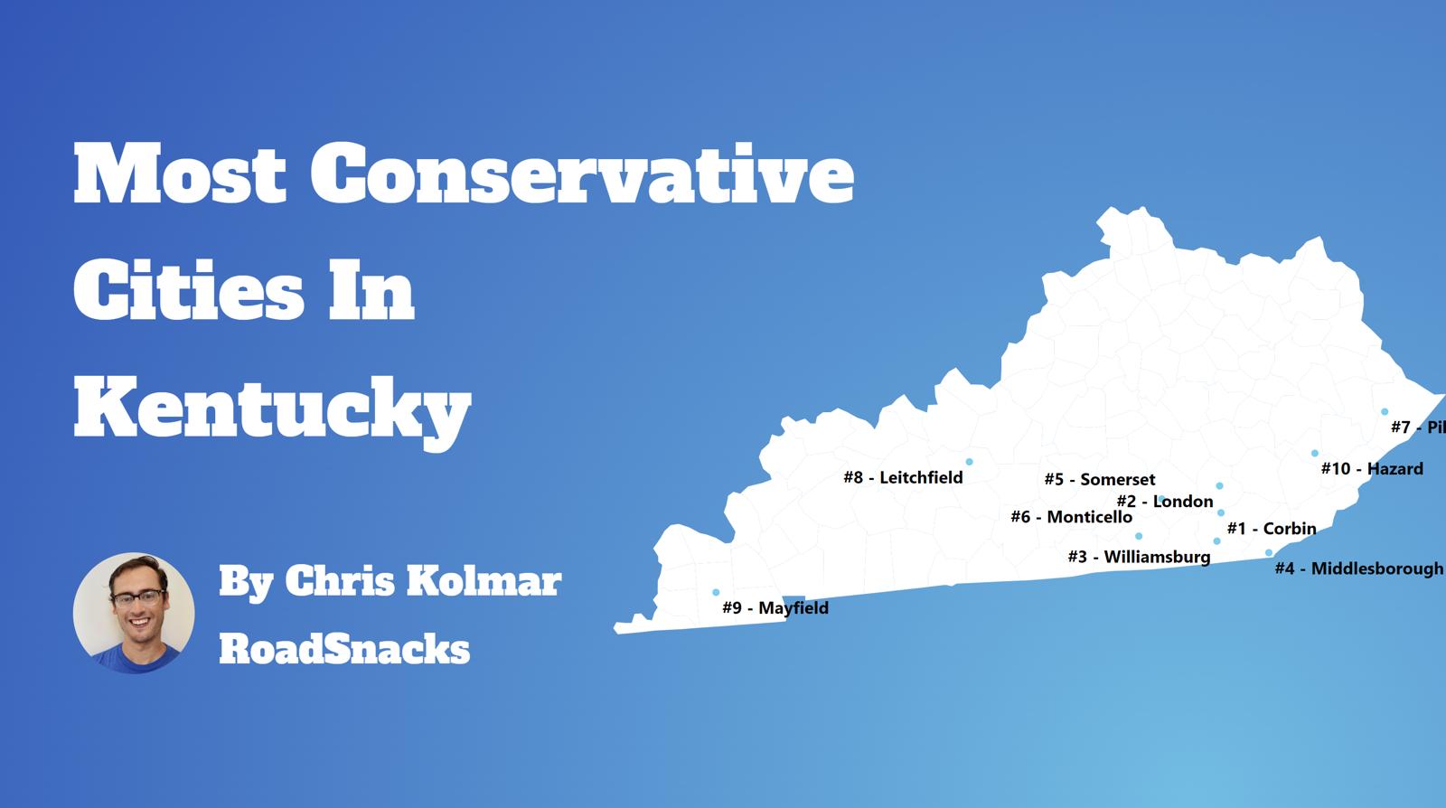 Most Conservative Cities In Kentucky Map