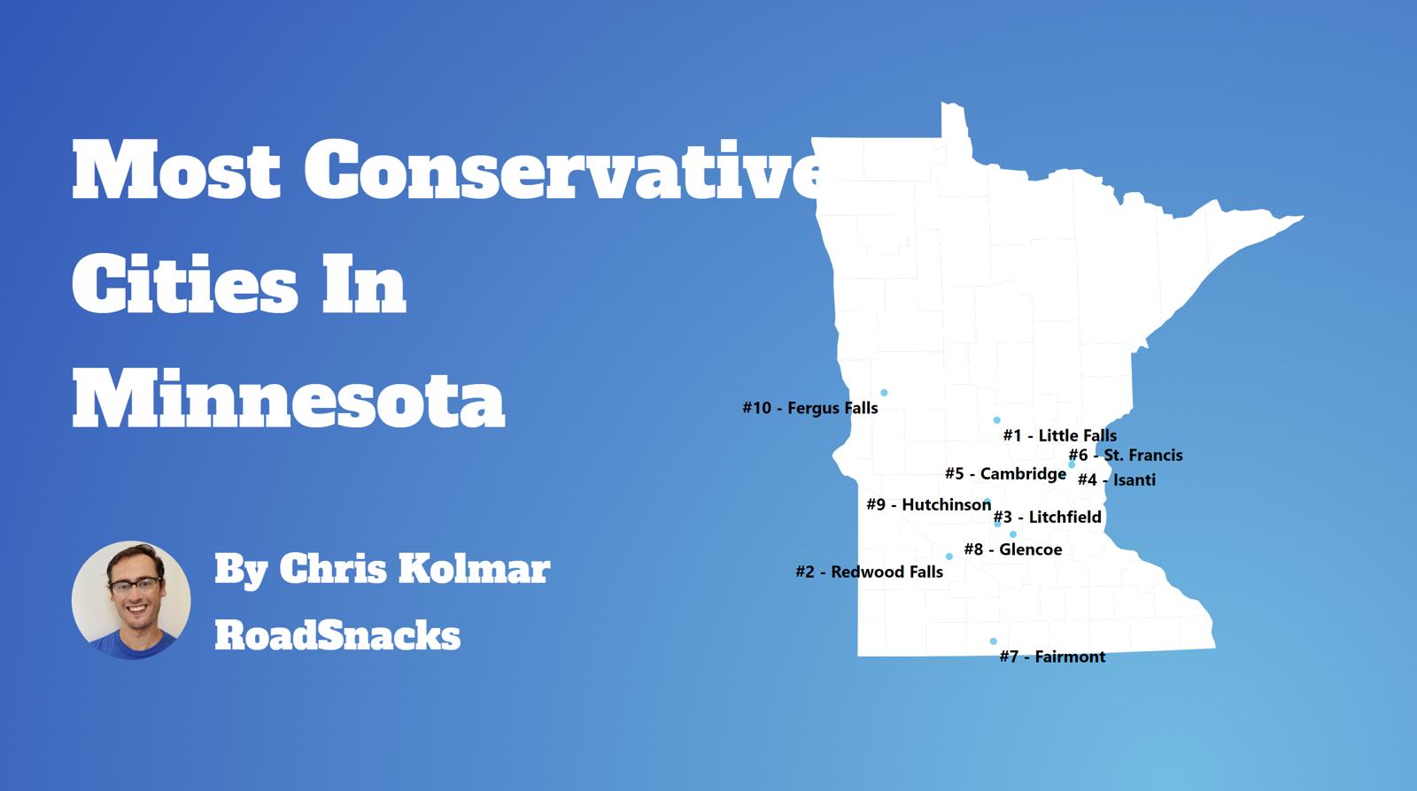 Most Conservative Cities In Minnesota Map