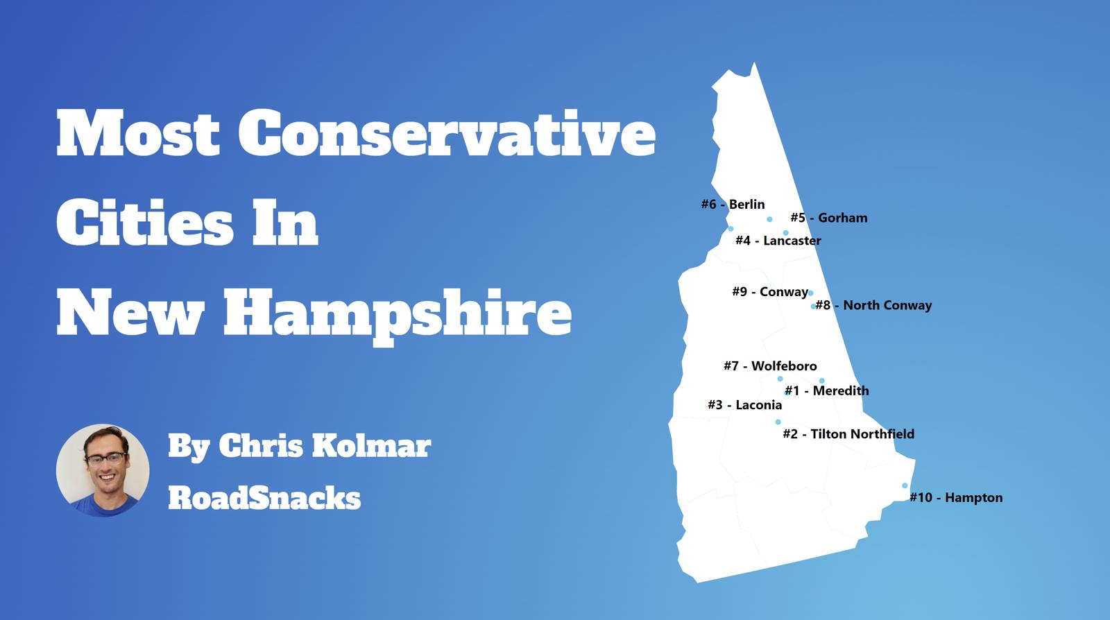 Most Conservative Cities In New Hampshire Map
