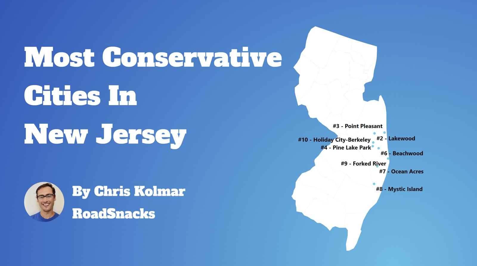 Most Conservative Cities In New Jersey Map