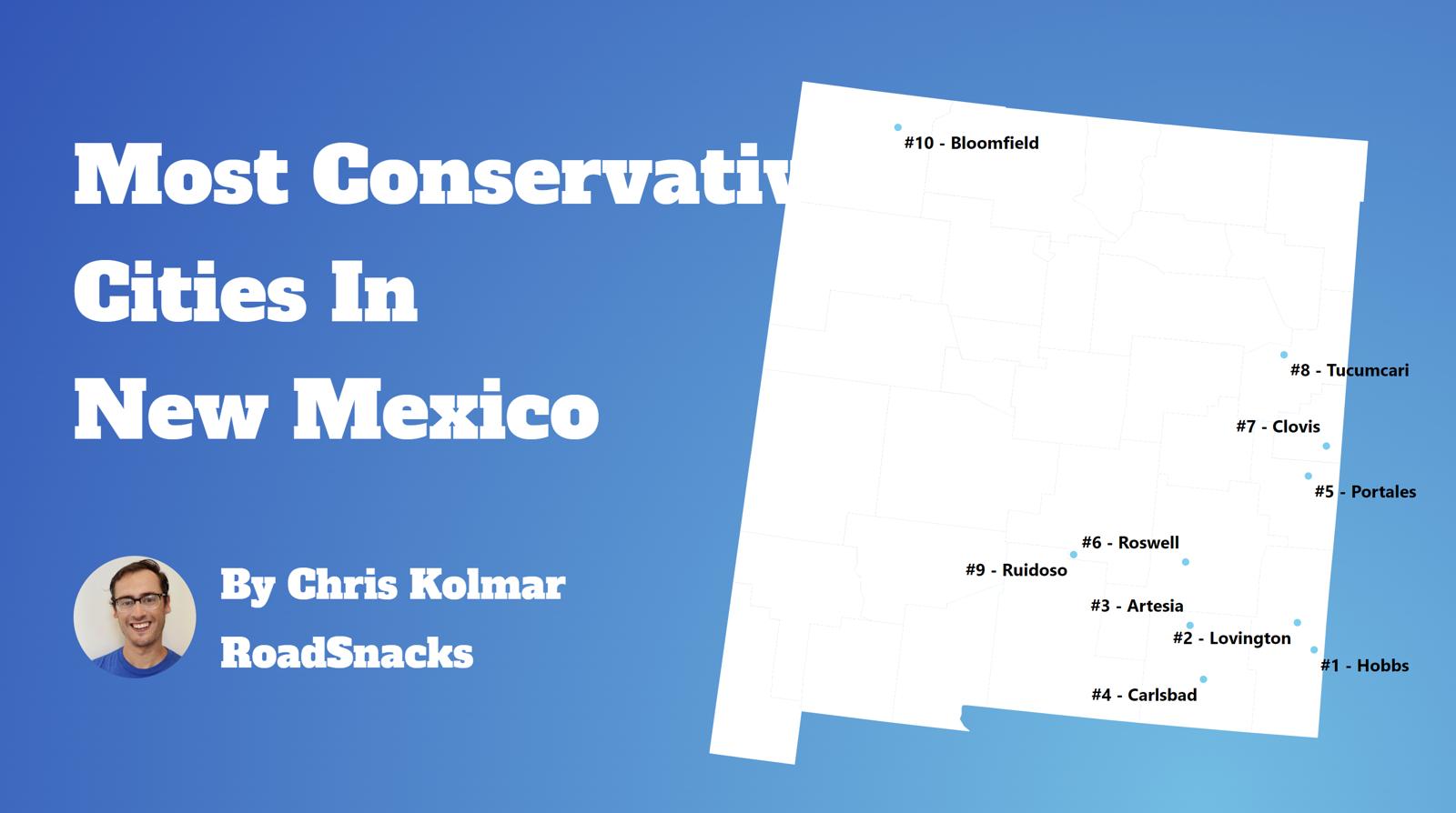 Most Conservative Cities In New Mexico Map