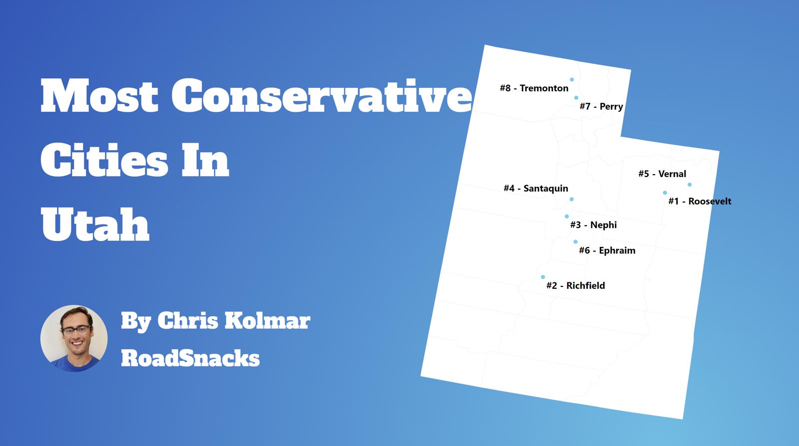Most Conservative Cities In Utah Map