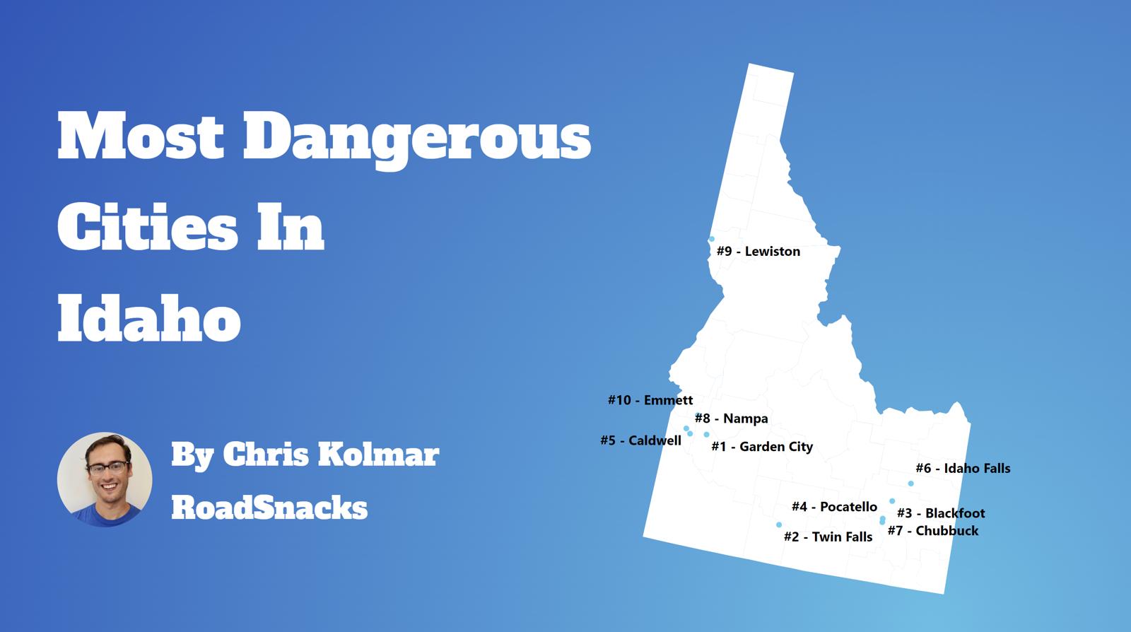 Most Dangerous Cities In Idaho Map