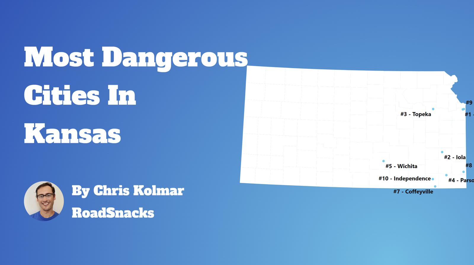 Most Dangerous Cities In Kansas Map