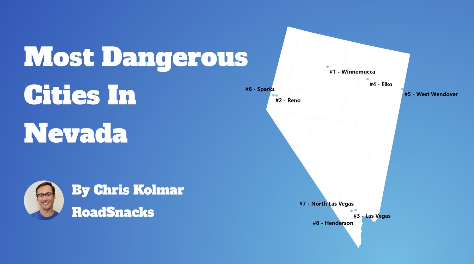 Most Dangerous Cities In Nevada Map