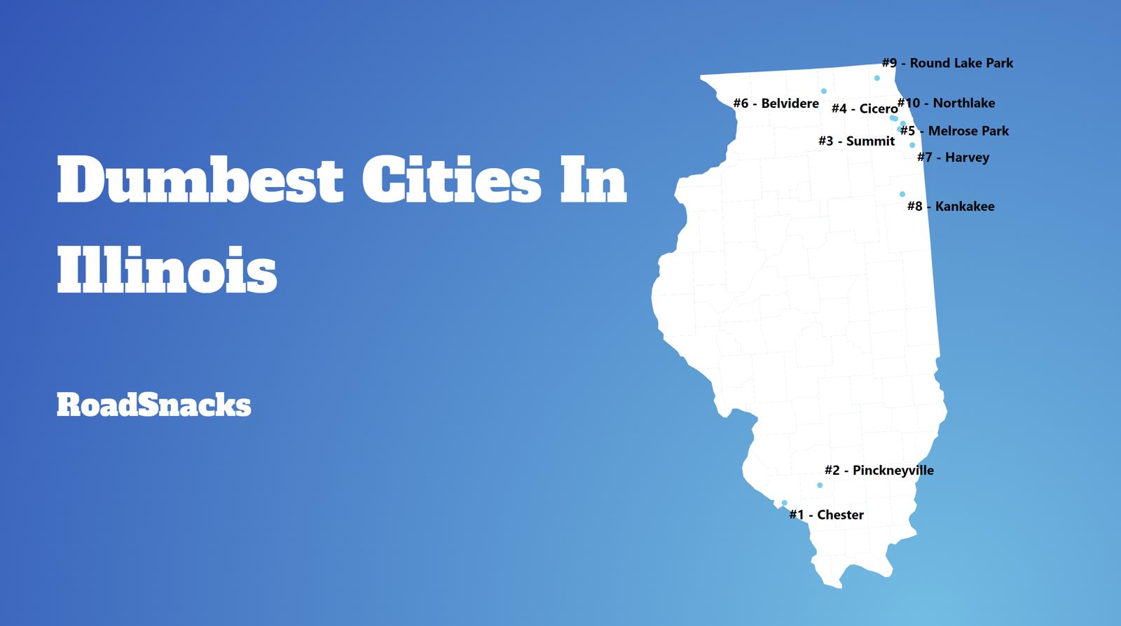 Dumbest Cities In Illinois Map