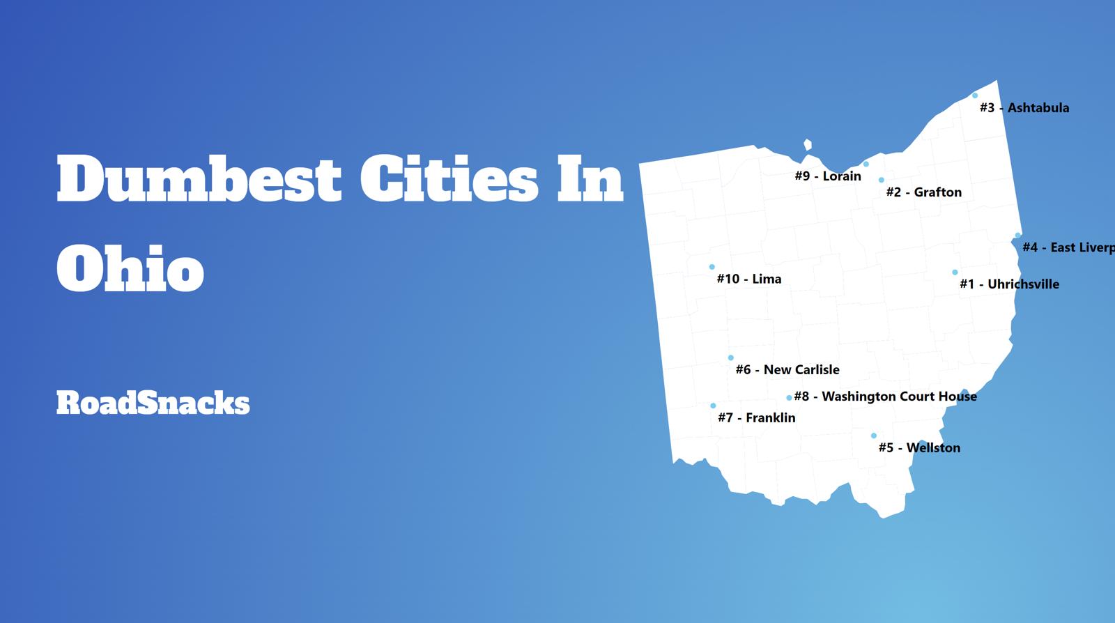 Dumbest Cities In Ohio Map