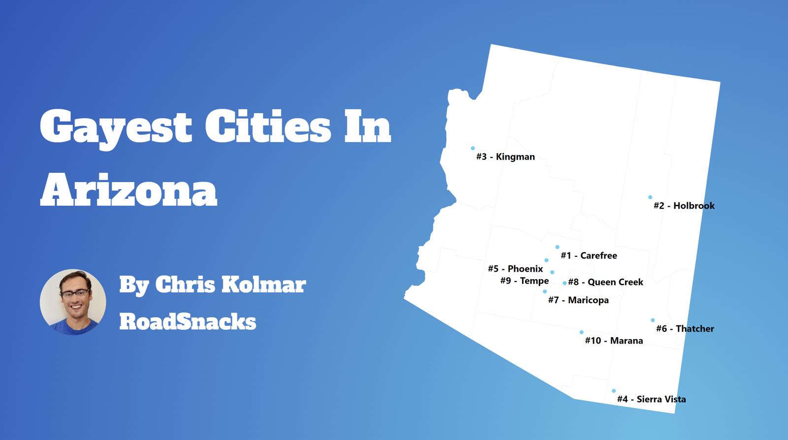 Gayest Cities In Arizona Map