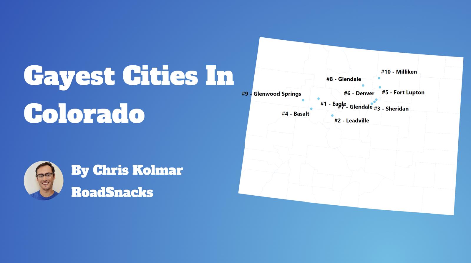 Gayest Cities In Colorado Map