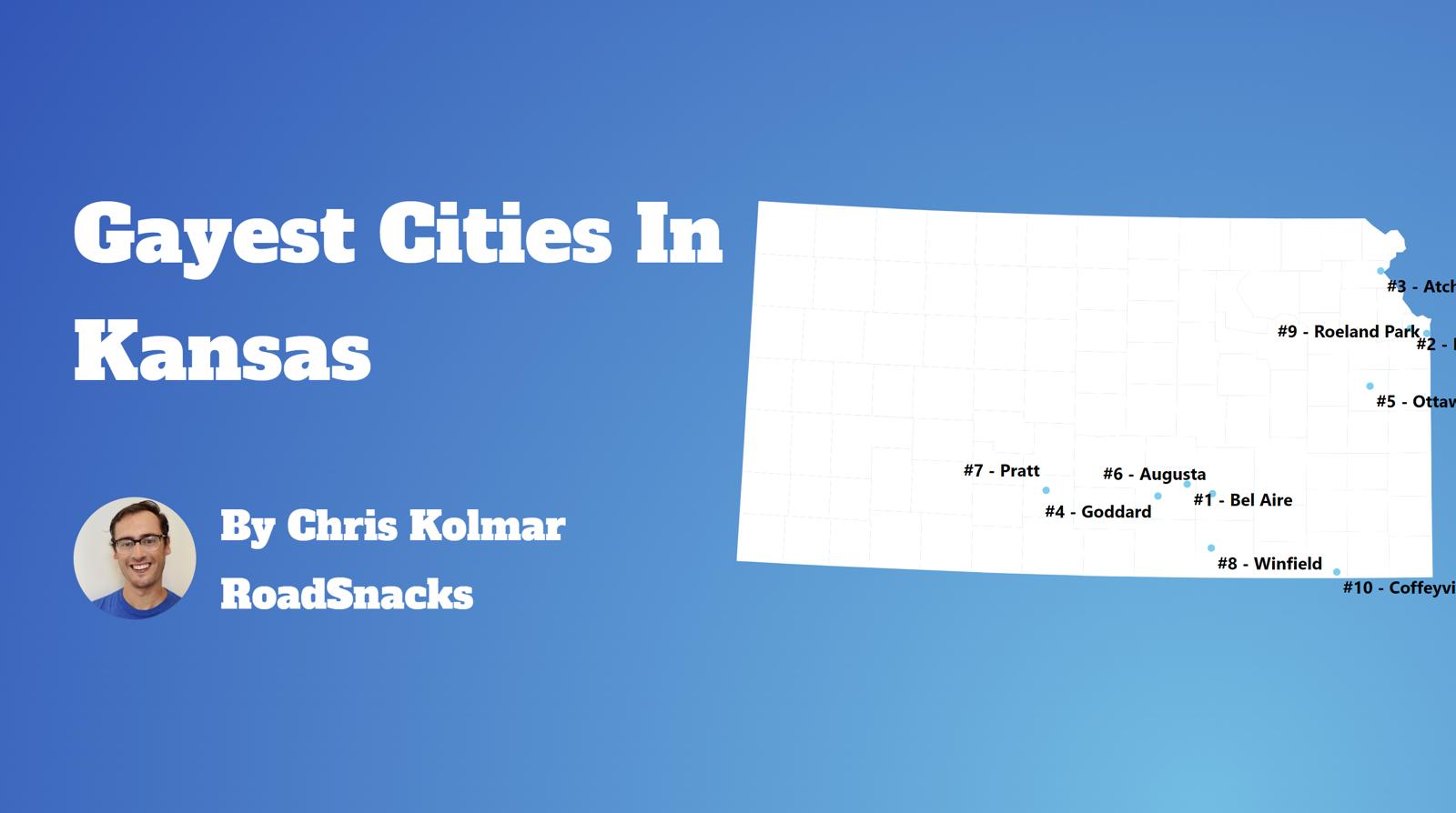 Gayest Cities In Kansas Map