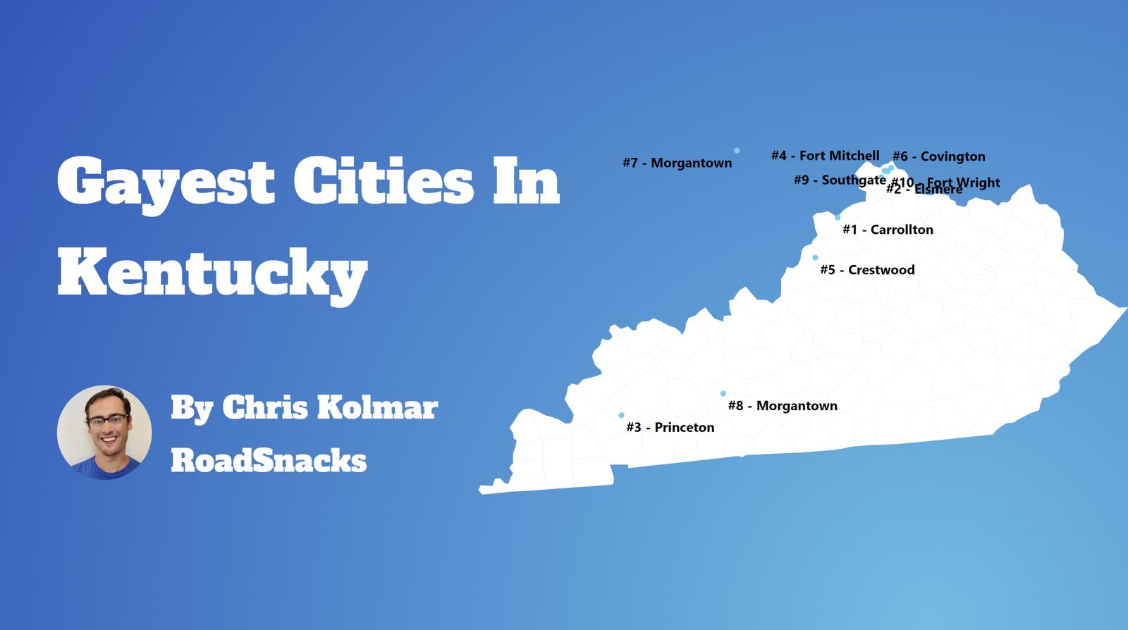 Gayest Cities In Kentucky Map