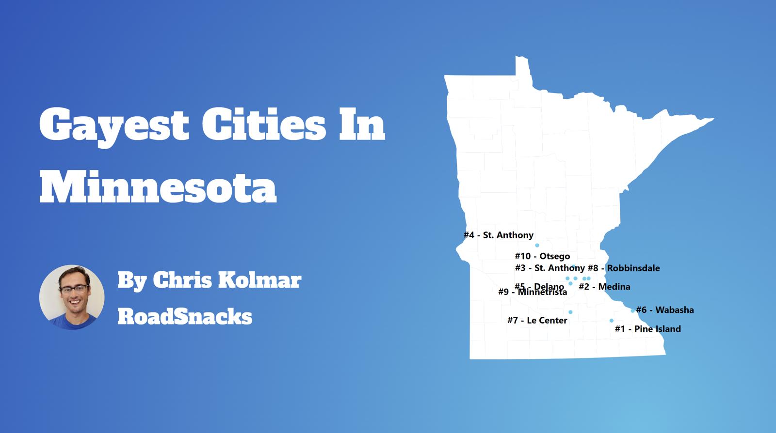 Gayest Cities In Minnesota Map