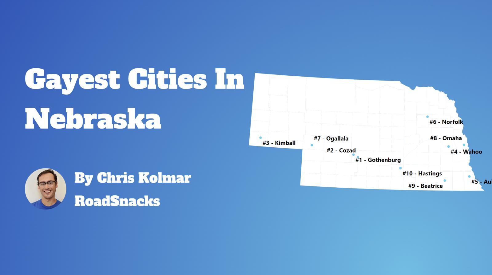 Gayest Cities In Nebraska Map