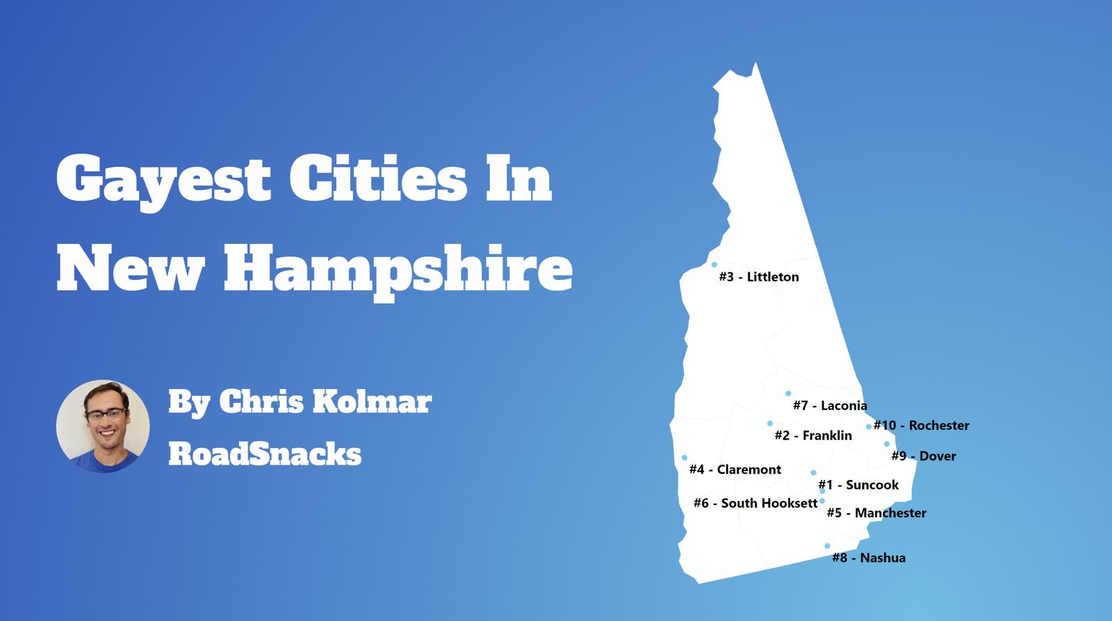 Gayest Cities In New Hampshire Map