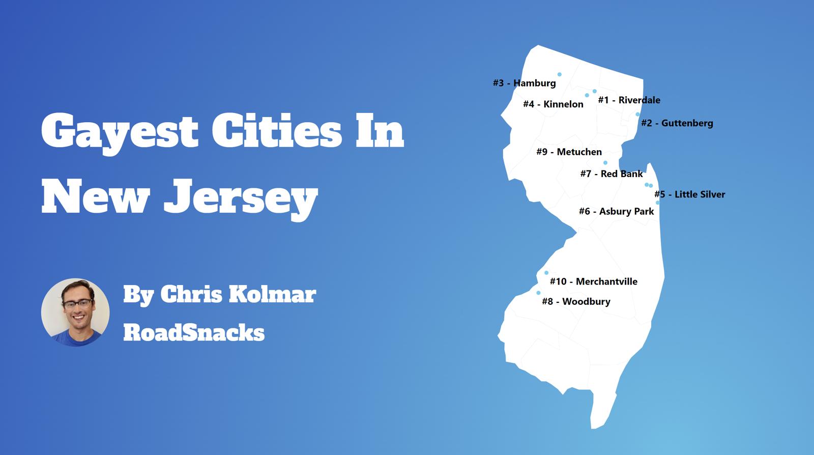 Gayest Cities In New Jersey Map