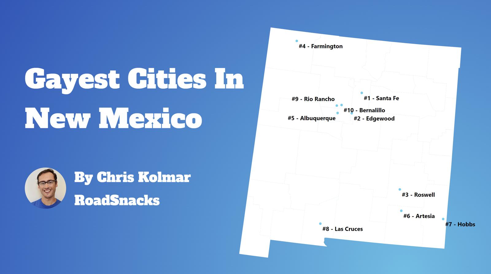 Gayest Cities In New Mexico Map