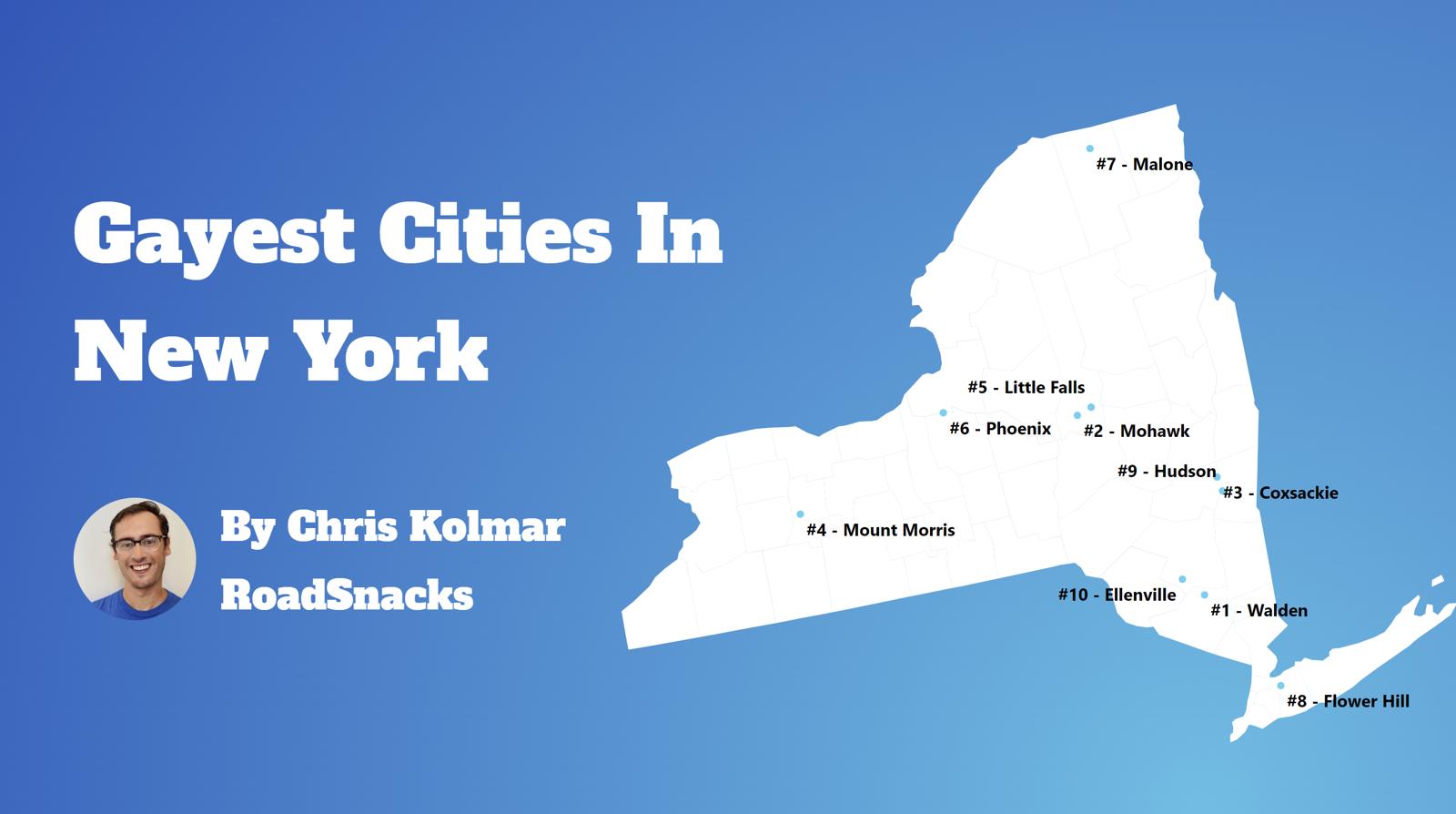 Gayest Cities In New York Map