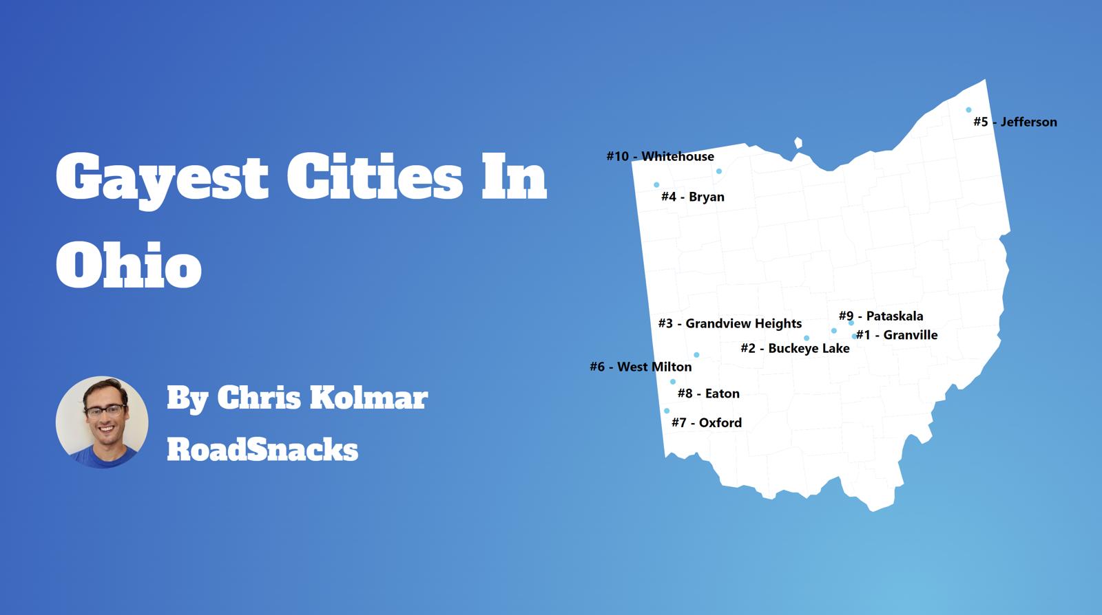 Gayest Cities In Ohio Map