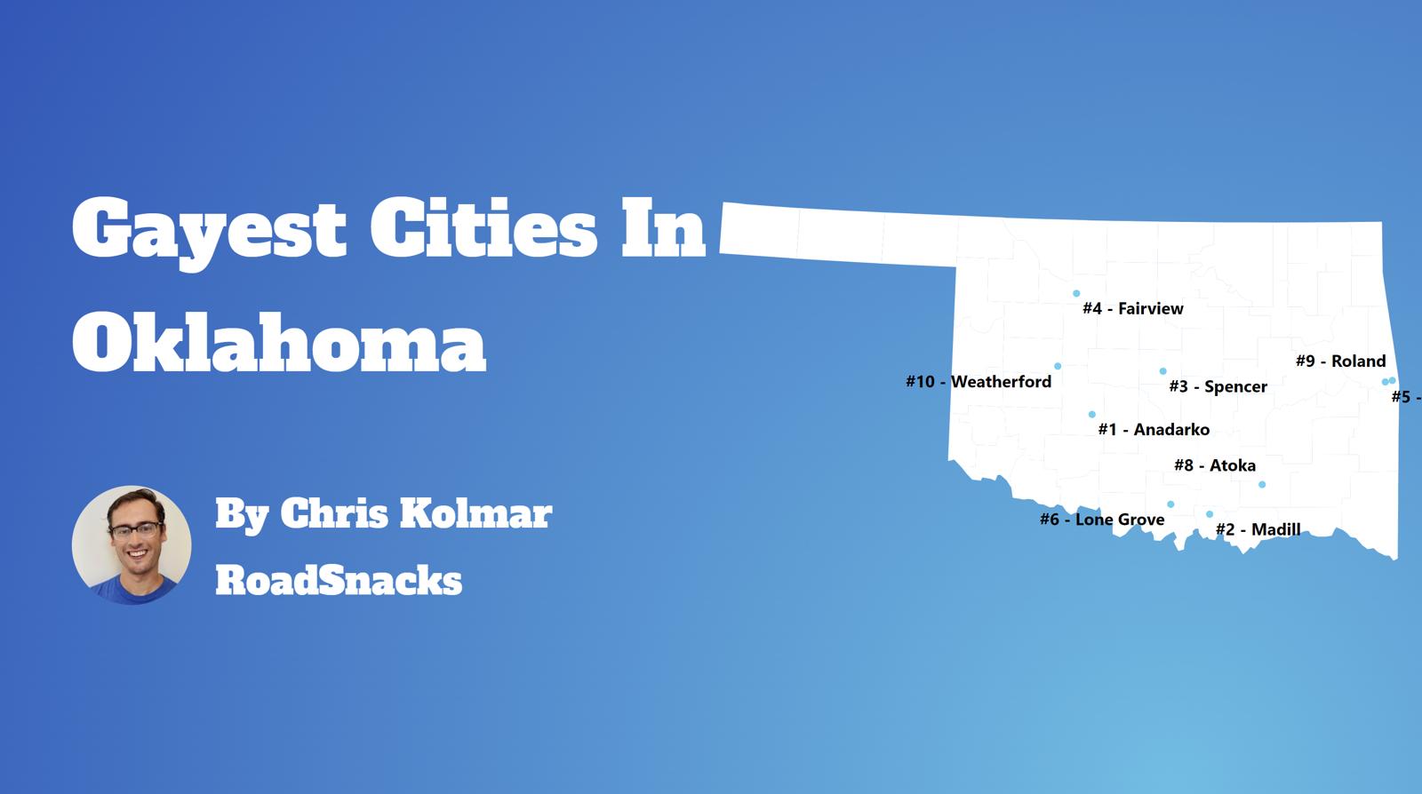 Gayest Cities In Oklahoma Map
