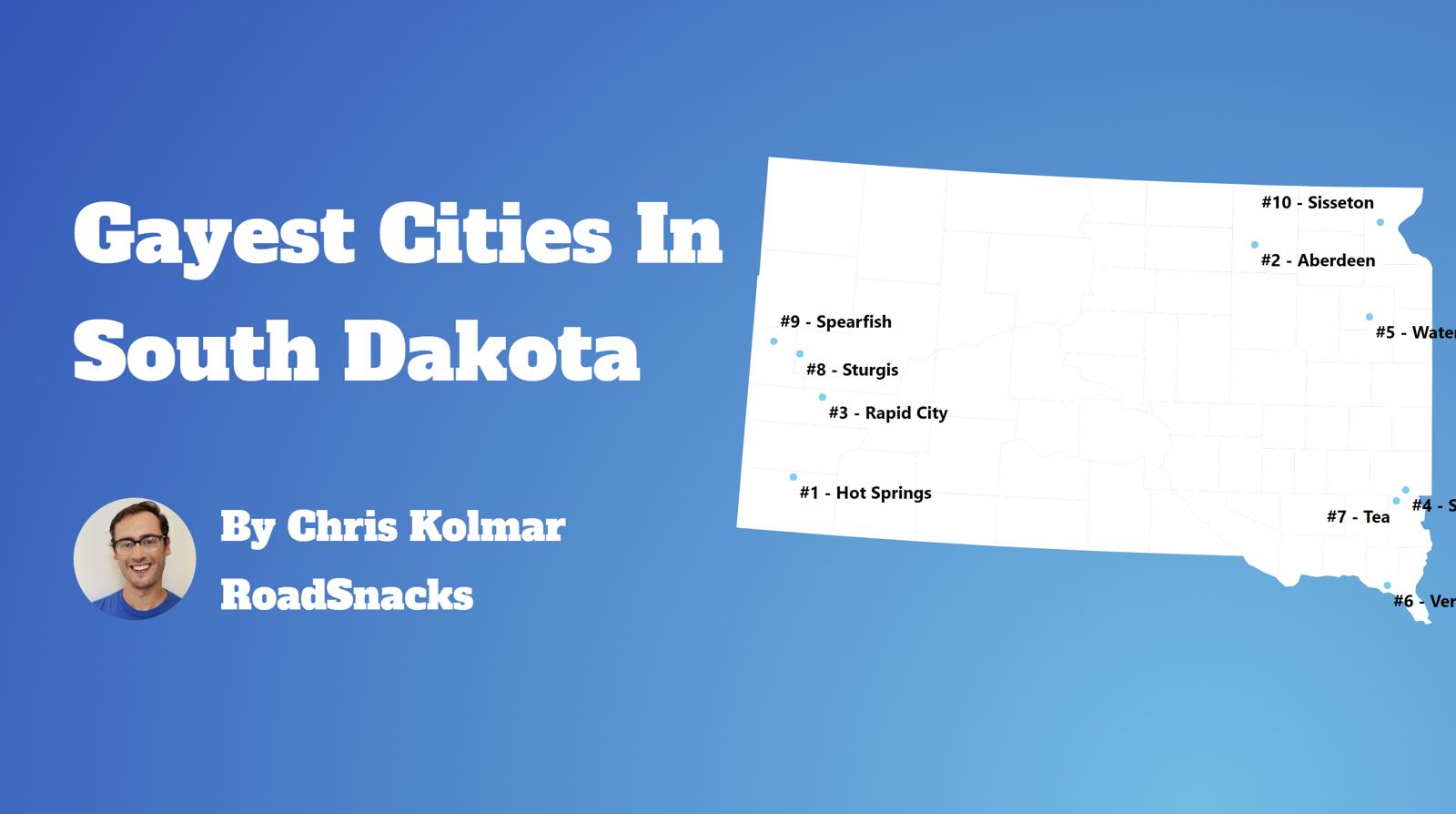 Gayest Cities In South Dakota Map