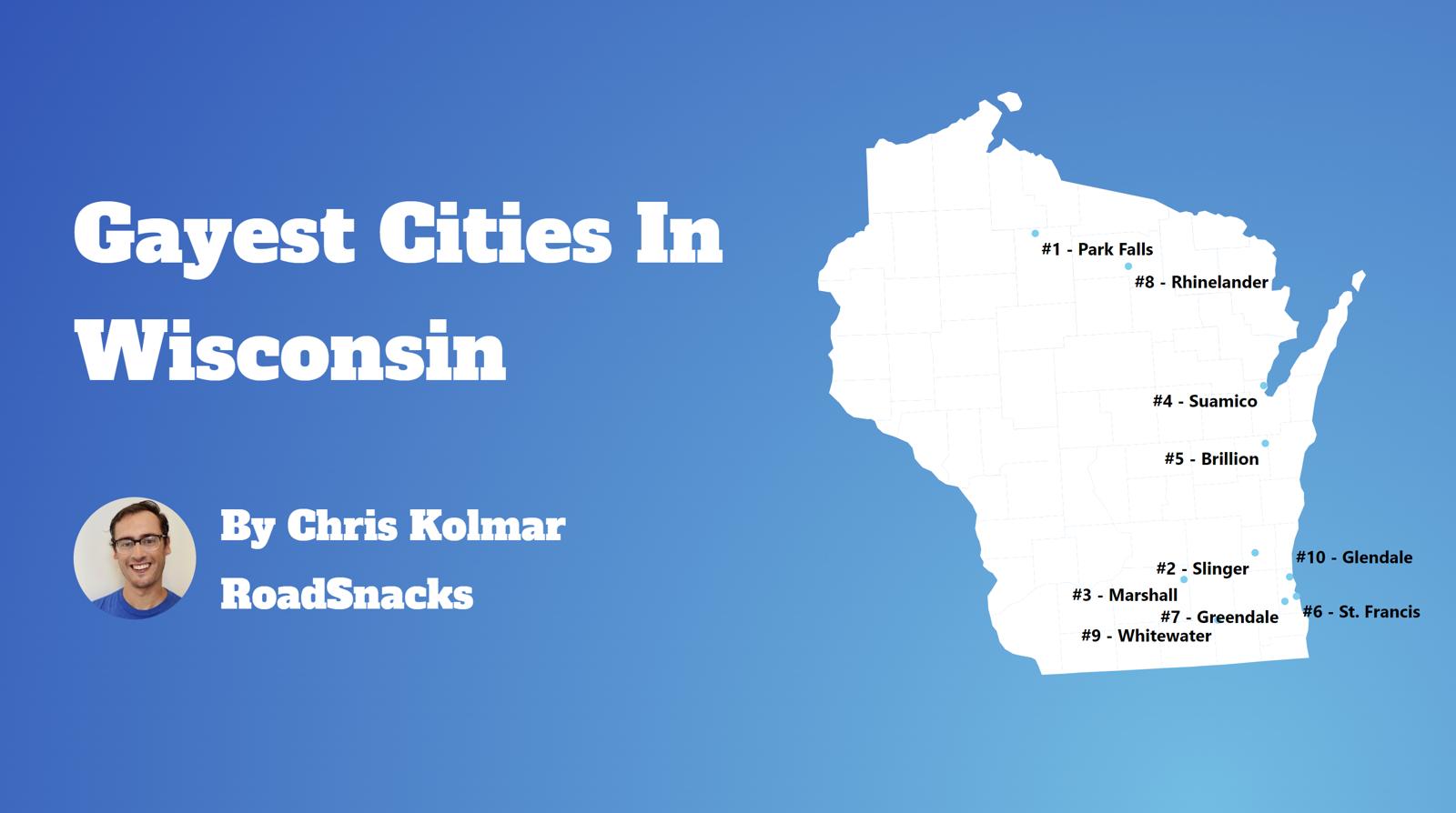 Gayest Cities In Wisconsin Map