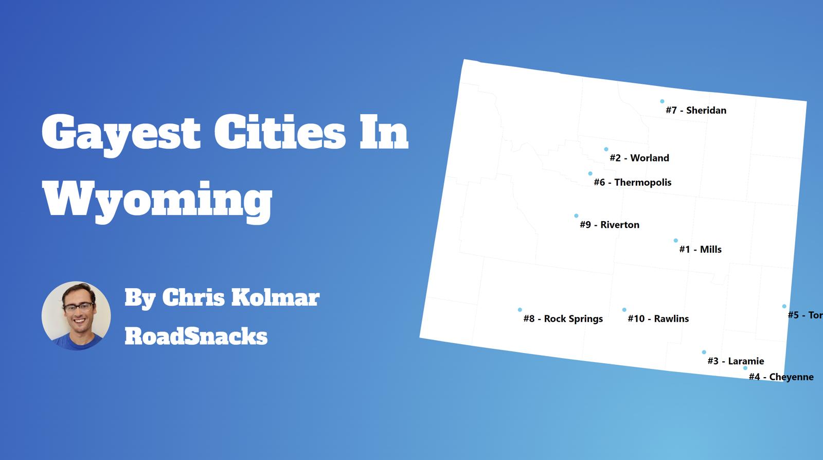 Gayest Cities In Wyoming Map