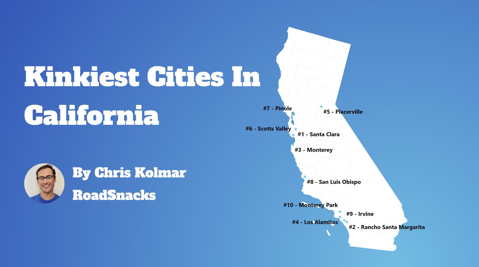 Kinkiest Cities In California Map