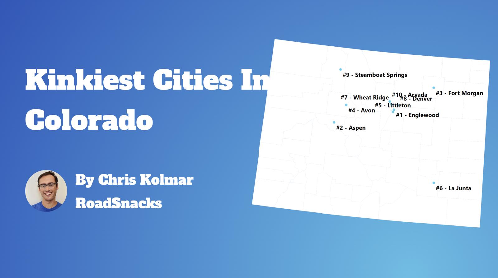 Kinkiest Cities In Colorado Map