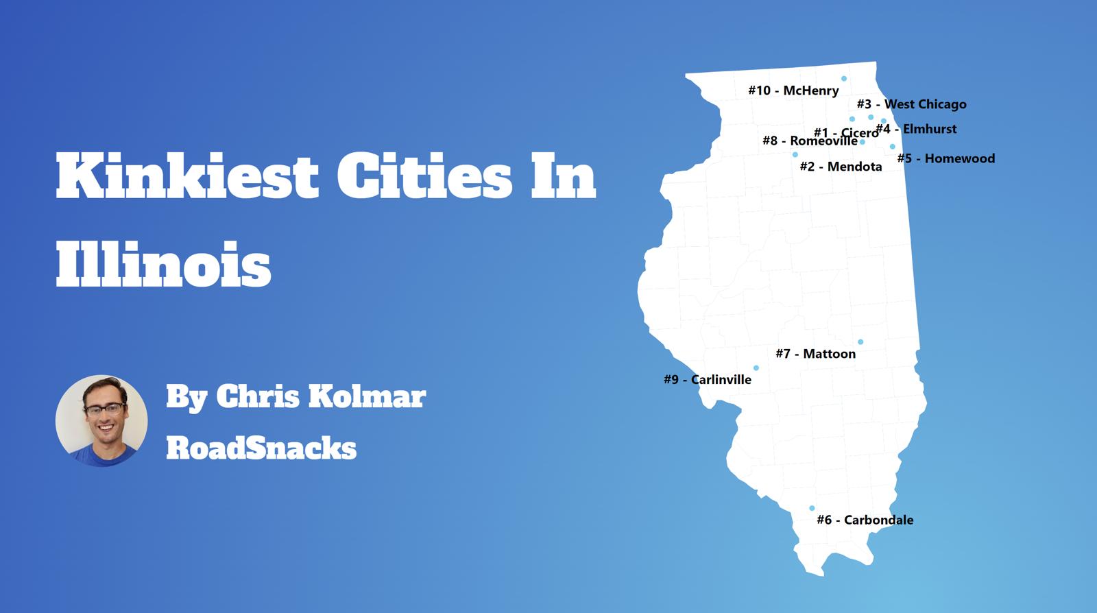 Kinkiest Cities In Illinois Map