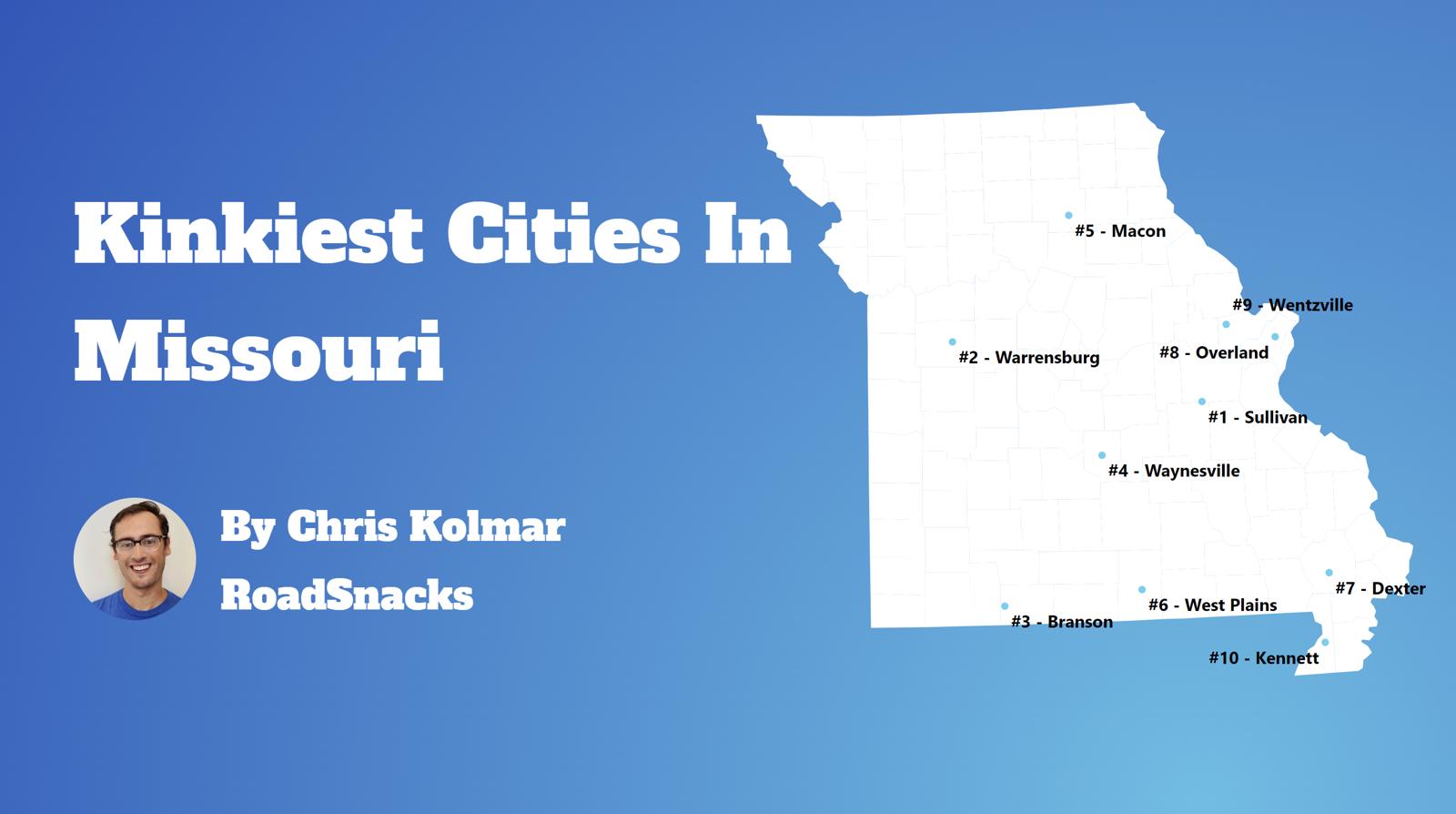Kinkiest Cities In Missouri Map