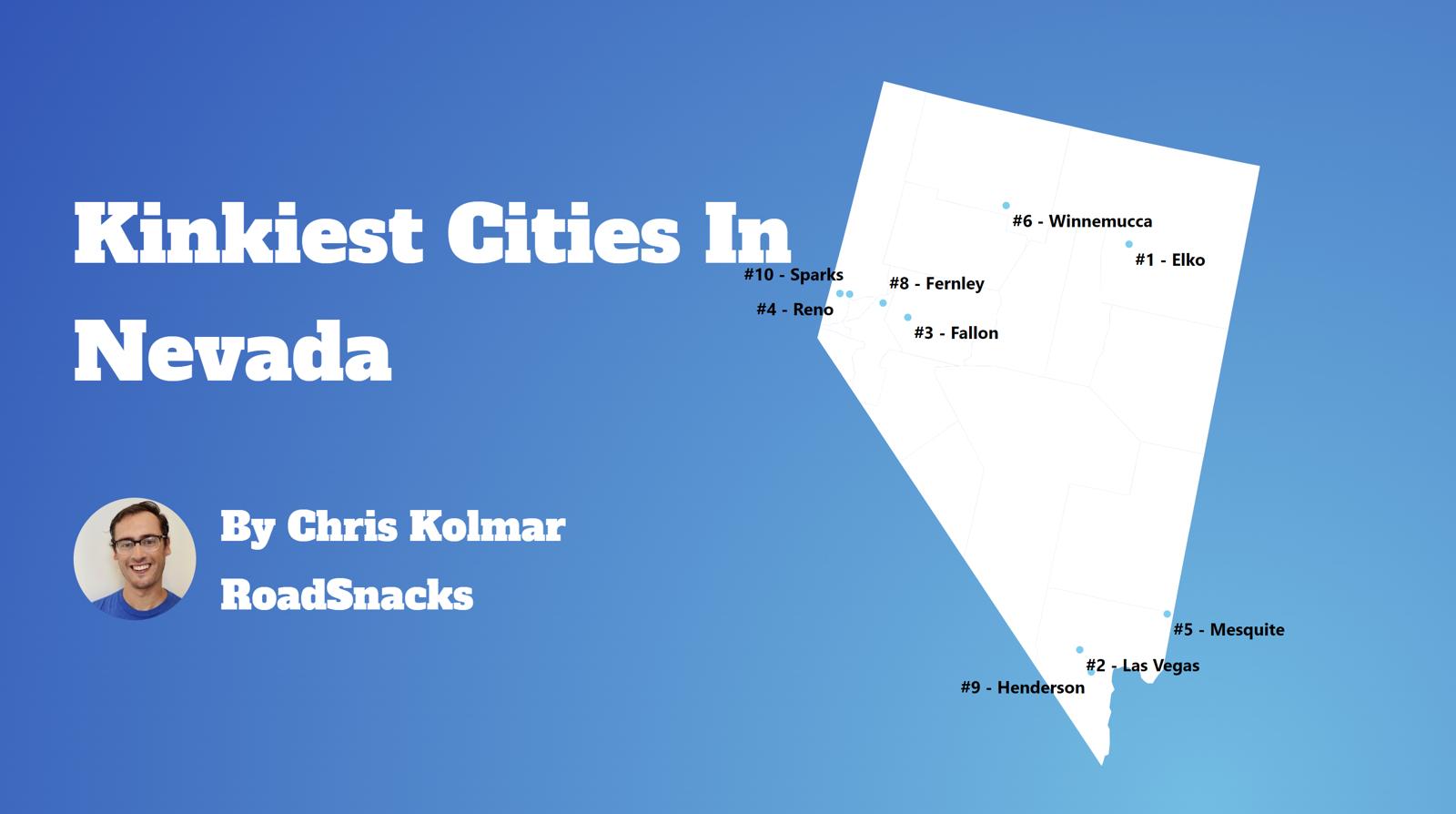 Kinkiest Cities In Nevada Map